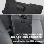 Muslogy Center Console Organizer Compatible with 2024 2025 2026 Toyota Tacoma Accessories Interior Storage Box Insert Tray Phone Pocket(Console Organizer+Hanging Storage Hidden Box+Door Inserts Box)