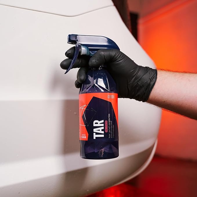 Gyeon Tar Remover for Cars Paint Trim Adhesive Sap Pine Automotive Rubber Residue Cleaner Professional Strength Safe on Coatings Degreaser Removes Road Tar Contaminants Quickly And Effectively