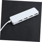OSALADI 2pcs High- USB Hub Adapter for Laptop and Pc USB Extension Splitter Hot Support White Compatible Multiple Devices for Charging and Data Transfer