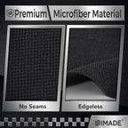 UNIMADE Microfiber Cleaning Cloth, 100 Pack Microfiber Towels for Cars Commercial Grade Work Rags Bulk Detailing Cloth for Automotive Bar Mechanic Restaurant Garage Housekeeping, 11.5"x 11.5", Grey