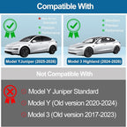 Center Console Organizer for Tesla Model 3 Highland 2024-2026 Model Y 2025-2026 Juniper Sunglasses Holder Armrest Key Card Phone Storage Box Glasses case Tray Tesla Interior Accessories