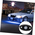 Zerodeko 9W LED Car Lighting Kit Universal Automotive Ambient Lighting Waterproof Under Car LED Lights 4-Piece Set for Trucks and Custom Vehicles