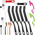 16 Pcs Crevice Cleaning Brush, Corner Brush, Screen Cleaner Brush, Cleaning Tools for Housekeeping, Garbage Disposal Cleaner Brush, Window Track Cleaning Tools, Kitchen (16Pieces)