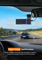 Dash Cam, 2.5K WiFi Dash Camera for Cars, E-YEEGER Mini Dashcam with App, Front Car Camera, G-Sensor, Loop Recording, Night Vision, 24H Parking Mode, 32G SD Card Included, Support 256GB Max