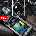 TTCR-II for Chevy Blazer Center Console Organizer 2019-2024 2025, for 2019-2024 2025 Chevy Blazer Console Organizer Tray Secondary Storage Box