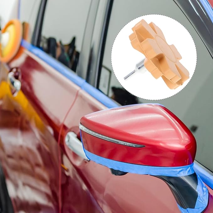 Decal Remover Eraser Wheel 3.5 Inch Rubber Vinyl Remover with Drill Adapter for Car Paint Surface Sticker and Tape Cleaning Automotive Detailing Tool