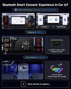 Magic Box - AI Box CarPlay Android Auto Wireless 2GB+16GB, Support YouTube, Netflix, Prime Video, Disney+, Spotify w/HDMI Output, Dual Wi-Fi & BT (5.4 & 4.2), USB Playback, AI-Powered (Piano Black)