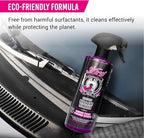 H.O.W SHINE SERIES Bug & Tar Remover｜Powerful Exterior Cleaner Spray｜Safe on Paint｜Car Wash Soap for Grime, Tree Sap, Adhesive Stains, Stickers, and More (16 oz)