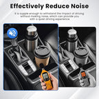 Autorder Silicone 2-in-1 Cup Holder for 2022-2026 Hyundai Santa Cruz Accessories Silicone Center Console CupHolder Insert with Gear Shift Panel Cover Dust & Scratch Resistant All-Around Protection