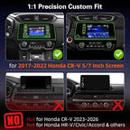 Car Phone Holder for Honda CRV 2017 2018 2019 2020 2021 2022: Magnetic Screen Cell Phone Mount for CR-V 5/7 Inch Touchscreen Accessories - 360° Rotation Compatible with MagSafe for iPhone Samsung