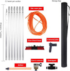 Rotatable Solar Panel Cleaning BrushLong Handle for Effortless Window Glass Shower & Windshield CleaningEfficient Solar Panel Care Tool