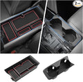 Autorder Center Console Organizer&Cup Holder for 2025-2026 Toyota Camry XV80 Accessories Armrest Storage Box with Durable Cup Holder Insert Tray Middle Console Organizer with Anti-Slip Mat