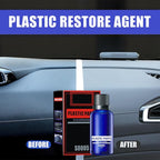 Interior Car Cleaner - 30ML Refurbishment Liquid for Deep Cleaning, Fast Acting Shine Formula with Protective Coating Effect, Automotive Detailing Solution for Seat Armrest Wheel Trim Motorcycle Use