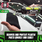 DUB BOYZ Turtle Shell Protectant Dressing, Interior & Exterior Protectant for Vinyl, Plastic, Rubber, and Leather, Non-Greasy Matte Finish, UV Protection, Easy Application with Cloth (16 Fl Oz)