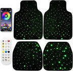 Starlinkmats LED Car Floor Mats - Black Automotive Carpet with App Control, Waterproof & Washable, Creates a Romantic Atmosphere for Dates