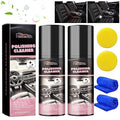 2PCS Polishing Cleaner, Car Interior Cleaner Spray, Total Vehicle Interior Detailer Spray Rejuvenation, 100ml Multi-Purpose Cleaner