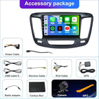 Upgrade Car Radio for Chrysler 200 200C 200S 2015 2016 2017, Android 13 System Chrysler 200C Stereo Wireless CarPlay & Android Auto, 9 Inch ISP TouchScreen, Bluetooth 5G WiFi GPS Navigation, 4Core 64G