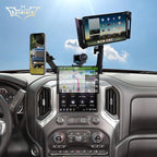 2024 2025 2026 Silverado 1500 Magnetic Phone Mount Compatible with 2019-2026 Chevy Silverado & 2019-2021 GMC Sierra Accessories Metal Cell Phone Holder Dash Platform Mount(No-Drill Installation)