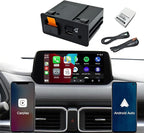 Mazda Wireless CarPlay Retrofit Kit | TK78-66-9U0C OEM USB Hub | Compatible with Mazda 2/3/6/CX-3/CX-5/CX-9/MX-5 (2014-2020) with MZD Connect (P3)