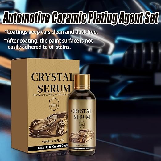 PTZ Crystal Serum, Ceramic Coating for Cars, 9H Graphene Coating for Auto Car Detailing, High Gloss Shine (1PC)