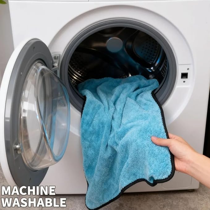 Car Drying Towel 24"x36", Soft Ultra-Absorbent Microfiber Towels for Cars, 600GSM Streak-Free, Scratch-Free Drying Towels for Automotive Detailing (2)