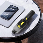 Topyond Efficient Car Vacuum Cleaner Powerful 3200Pa Suction,Long Battery Life,Visual Design,Portable USB Charging for Home, Office, Car Ideal for Sand, Soot, Hair