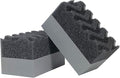 303 Products 39025 Tire Shine/Tire Dressing Applicator Pads - Perfect for Using to Apply Tire Shine, Tire Wet, Tire Gel, Or Tire Balm - Superior Product Application - Reduce Mess, 2 Pack , gray
