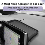 LUWU 2025 RAV 4 Dashboard Storage Tray Compatible with 2019-2022 2023 2024 2025 Toyota RAV 4 Center Console Display Box Hidden Tray Behind Screen 2025 RAV 4 Accessories
