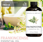Brooklyn Botany Frankincense Essential Oil - Huge 4 Fl Oz - 100% Pure and Natural - Premium Grade with Dropper - for Aromatherapy and Diffuser