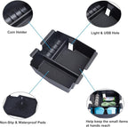 PIMCAR Center Console Organizer for Jeep Wrangler JL/JLU (2018-2026) & Gladiator JT (2020-2026) | Armrest Storage Tray | Interior Accessories (Not for JK/JKU) | Black Liner Trim