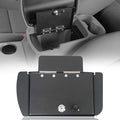 u-Box Tacoma Center Console Safe Lock Box Storage Interior Organizer for 2005-2015 Toyota Tacoma Pickup Trucks Models black