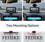 FEISIKE Backup Camera, 1080P IR Night Vision with Monitor, Easy Setup Plug-Play Rear View Camera, 150 Degrees Wide Angle, IP68 Waterproof, 4.3" Display for Car Truck SUV
