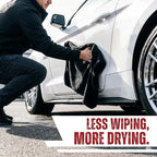 RAPIDWIPE 24" x 36" Ultra Drying Towel 1300 GSM Twisted Loop Microfiber, Super Absorbent, No Streaks or Lint, Double Sided – Reusable Car Wash Towel, Auto Detailing Cloth,