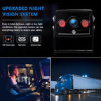 Upgrade Backup Camera Monitor Kit 7" HD 1080P Monitor IP69 Waterproof Rearview Reversing Rear View Camera for Truck Trailer RV Pickup (TZ101)