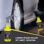 LANE'S Black and White Tire Cleaner- Tire Cleaner, Cleaning Tire Spray, Strong Tire Cleaner - Formulated Cleaning Strength, Restores Rubber to Black, Fast Acting Tire Cleaner- 1 Gallon