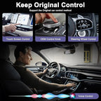 Wireless Carplay Adapter, 2025 Upgrade Converts Wired to Wireless Adapter for iPhone, Auto Connect Dongle for Apple Car Play, Bluetooth No Delay Control for Cars from 2016 and iOS 10+, Silver