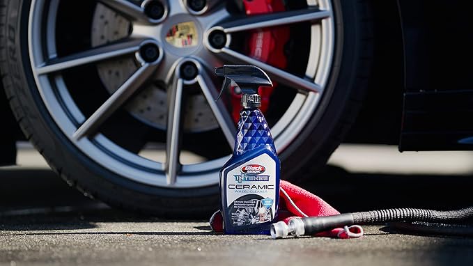 Black Magic 120187 Intense Ceramic Wheel Cleaner 16oz - Ceramic Shield Technology for Ultimate Cleaning and Resistance Against Re-Contamination