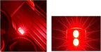 ICBEAMER Type C Adapters Atmosphere Light 1-Pack (Red) | Universal Plug-in Miniature LED Night Light for Car Interior and Trunk Ambient Lighting, Easy Installation, Energy Efficient