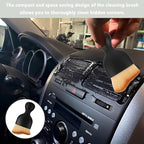 2PCS Car Interior Detailing Brush, Auto Car Detailing Brush Dusting Brush, Soft Bristles Car Interior Cleaning Tool