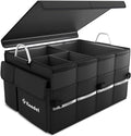 K KNODEL Car Trunk Organizer, Black, Unisex, Automobiles