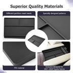 LUWU Center Console Organizer Tray Compatible with 2021 2022 2023 2024 2025 2026 Toyota Sienna Accessories Armrest Storage Pad Anti-Slip Armrest Lid for 2025 2026 Sienna Accessories(Not for Cool Box)