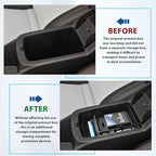 EDBETOS Center Console Organizer Tray Compatible with 2024 2025 2026 Chevy Trax Accessories LS 1RS LT 2RS ACTIV Interior Secondary Armrest Storage Box Insert Tray, ABS Material