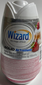 Wizard The Magic of Fresh gel Air Freshener, solid air freshener 7.8 oz Straberry shortcake (Pack of 6)