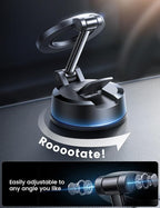 Lamicall for Magsafe Car Mount [70LBS Strongest Suction & Ultra Magnets] Phone Holders for Your Car, 360° Adjustable Suction Cup Phone Mount for Dashboard & Windshield Truck fit iPhone 17 Smartphone