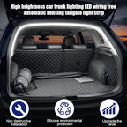 Car Trunk LED Strip Light, 6.56FT Silicone Flexible Cuttable Vehicle Trunk Cargo Ambient Lighting, Waterproof Bright Auto Trunk Interior Lamp Decoration, Universal for SUV RV Truck (White)