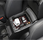 LUWU Center Console Organizer Compatible with 2019 2020 2021 2022 2023 2024 Subaru Forester Accessories Armrest Console Secondary Storage Box Insert Tray ABS Material Red