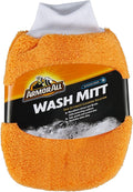 Armor All Microfiber Car Wash Mitt, Car Wash Supplies for Cars, Trucks and Motorcycles