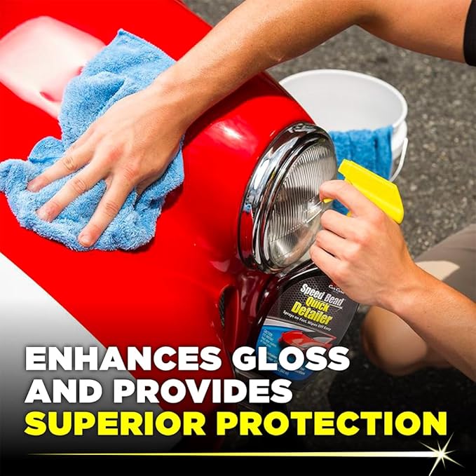 Stoner Car Care 92354 Speed Bead Quick Detailer Spray – Fast Detail Spray for Dust, Smudges and Light Contaminants – Enhances Gloss and Slickness With Carnauba Wax – 22 fl oz