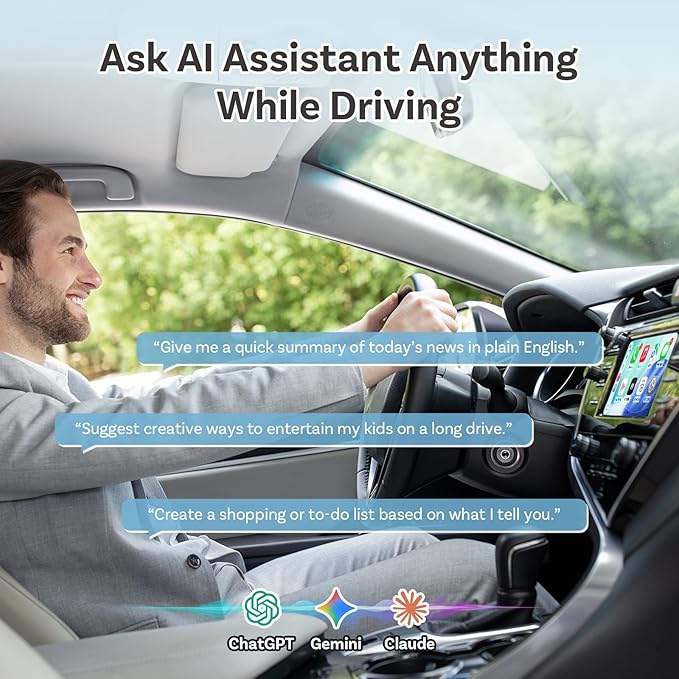 OTTOCAST 2025 Wireless CarPlay & Android Auto Adapter,Android 13 Magic CarPlay Box for Netflix/YouTube/TikTok +,FOTA Update,Split Screen,Plug & Play,Auto Bluetooth Connection,App Download,E2
