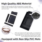 LUWU Center Console Organizer Compatible with 2022-2026 Benz C-Class C300/C300 4Matic/AMG C43/AMG C63 SE Performance W206 Accessories Armrest Console Storage Box Insert Tray ABS Material Black